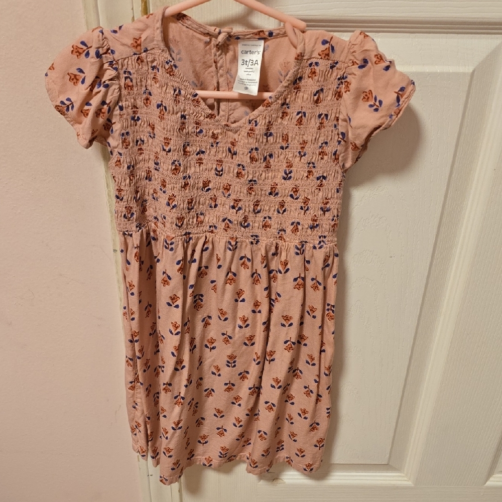 Carter's Pink Floral Dress